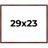 PosterPalooza | Photo Size Classic Modern Brown Frame - UV Acrylic, Foam Board Backing, Hanging Hardware - 2 of 4