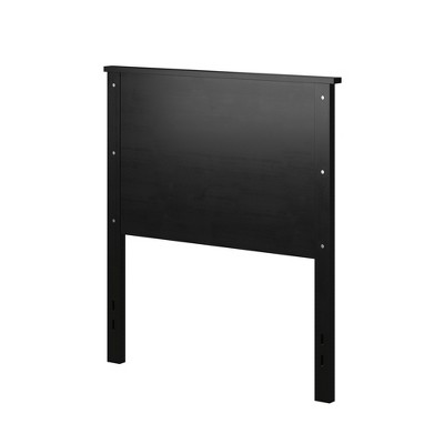 Twin Black Solid Wood Farmhouse Panel Headboard