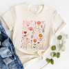 Simply Sage Market Women's Pink Floral Short Sleeve Graphic Tee - 3 of 4