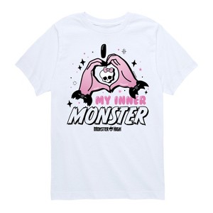 Boys' - Monster High - I Heart My Inner Monster Short Sleeve Graphic T-Shirt - 1 of 3