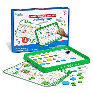 知育玩具 Score Tray Hand2Mind Numbers and Shapes Baby Learning Toys Activity Tray