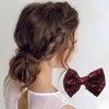 Unique Bargains Elegant Sequins Bow Hair Clip 2 Pcs - 3 of 4