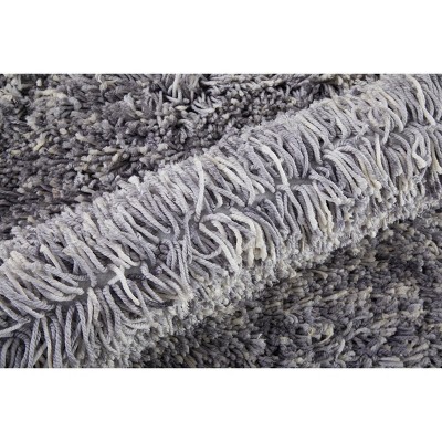 Gray Tufted Handmade Reversible Synthetic Area Rug