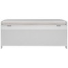 YOOCOZZ MDF Storage Shoe Bench with 3 Shutter-shaped Doors,Removable Cushion and Hidden Storage Space - 4 of 4