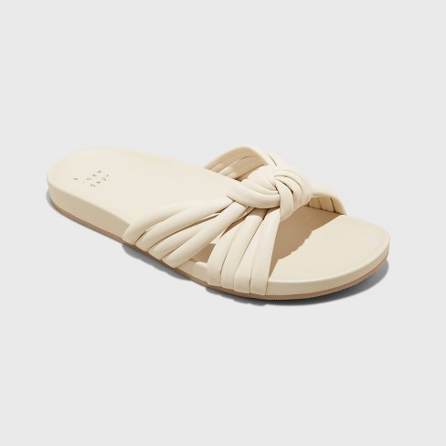 Women's Silvie Slide Sandals - A New Day™ - image 1 of 4