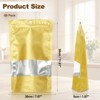 Unique Bargains Matte Metallic Aluminum Foil Zip Closure Food Storage Containers 60 Pcs - 2 of 4
