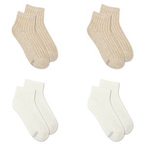 Women's Fruit of the Loom Cotton Comfort 4pk Ankle Socks - 4-10 - 1 of 4