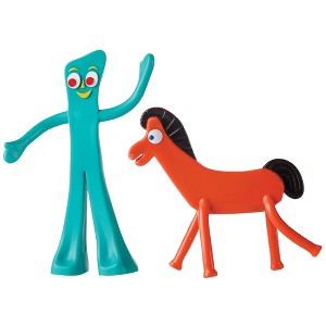 FleXfigs: Gumby & Pokey - 2 Character Pack - Articulated Action Figures,Ages 3+ - 1 of 4