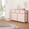 Homhougo TV Stand for TVs up to 55" Pink - 4 of 4