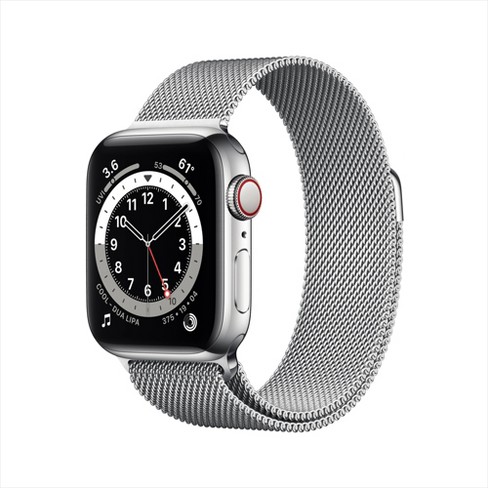 Apple Watch Series 6 Gps + Cellular Stainless Steel With Milanese ...