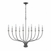Elk Home Madeline 10 - Light Chandelier in  Dark Gray - 3 of 3