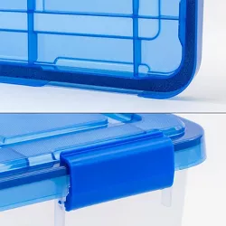 IRIS 26.5qt WeatherPro Plastic Storage Bin