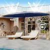 GustoWave Double-Sided 15FT x 9FT Outdoor Patio Umbrella for Pool, Deck - 2 of 4