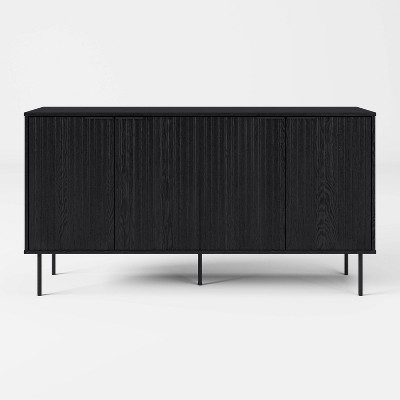 CorLiving Lysander Sideboard Buffet with Fluted Doors