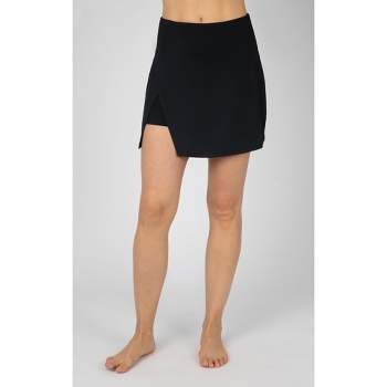 Charcoal Black Tennis Skirt