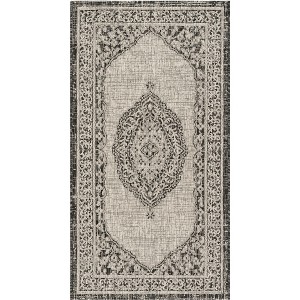 Courtyard CY8751 UV & Stain Resistant Non-Shedding Power Loomed Indoor/Outdoor Rugs - Safavieh - 1 of 4