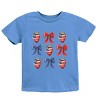 The Juniper Shop Coquette Bows And USA Strawberries Youth Short Sleeve Tee - 2 of 4