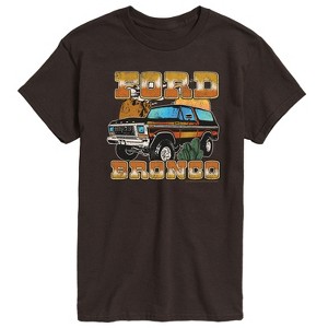 Men's - Ford - Vintage Bronco SUV in Desert Short Sleeve Graphic T-Shirt - 1 of 4