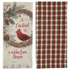 Park Designs Wild And Beautiful Holiday Cardinal 2 Dishtowel Set - 3 of 3