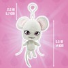 Miraculous Ladybug - Kwami Lifesize 5-inch Plush Clip-on Toy, Super Soft Collectible with Glitter Stitch Eyes and Color Matching Backpack Keychain - 3 of 4