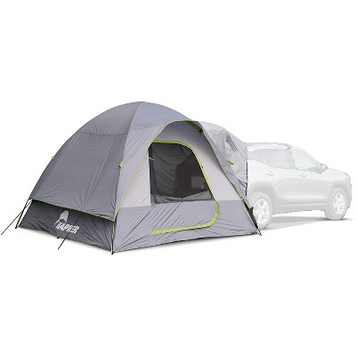 Napier Backroadz 10 x 10 x 7 Foot Universal CUV/SUV/Van Vehicle Cargo Portable 3 Season 5 Person Outdoor Camping Ground Tent, Gray/Green