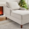 VANOMi 38.58'' Upholstered Chaise Lounge with Adjustable Backrest and English Rolled Arms - 2 of 4