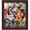 PosterPalooza | Linear Brown Picture Frame - UV Acrylic, Foam Board Backing, Hanging Hardware - 2 of 4