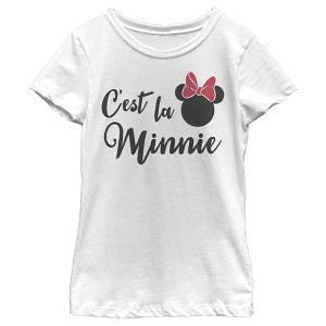 Girl's Disney French Minnie T-Shirt - 1 of 4