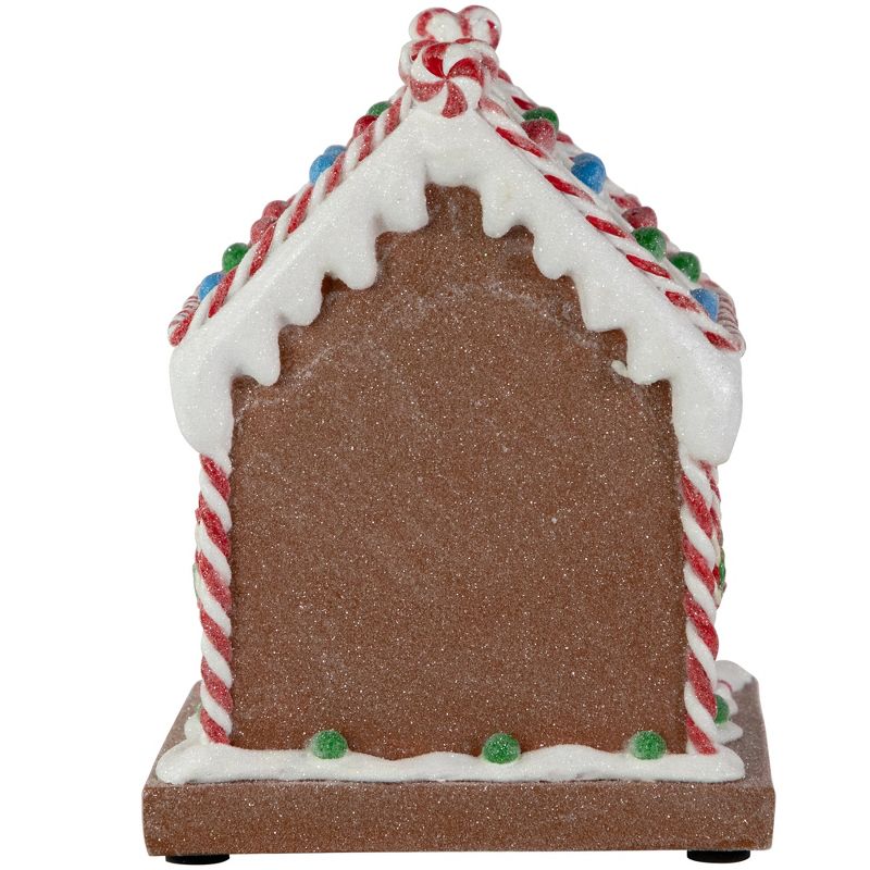 Northlight 7.5" Pre-Lit LED Gingerbread Candy House Christmas Decoration, 5 of 7