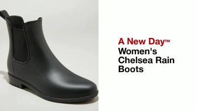 Women s Chelsea Rain Boots A New Day Target