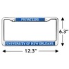 The University of New Orleans Mascot Full Size Standard License Plate Metal Frame - 4 of 4