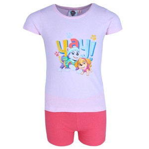 Textiel Trade Girl's Paw Patrol Short Sleeve and Shorts Pajama Set - 1 of 4