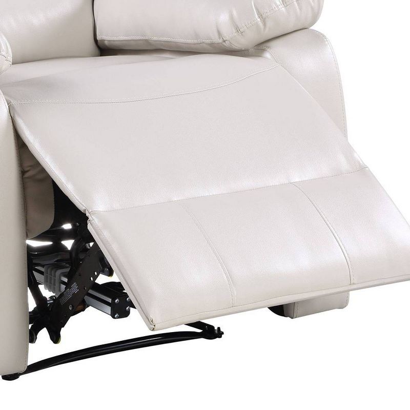 39&#34; Eilbra PU Accent Chair Beige - Acme Furniture, 5 of 8