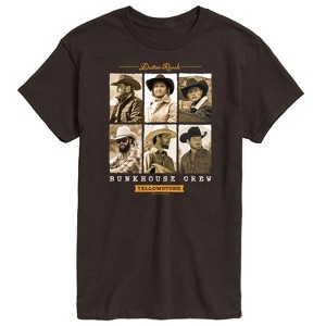 Men's - Yellowstone - Bunkhouse Cowboy Crew Short Sleeve Graphic T-Shirt - 1 of 4