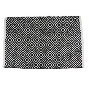 Design Imports Geometric - Black Diamonds - 2 X 3 Ft - 1 of 4