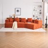 Modern Modular Chenille Sectional Sofa with Memory Foam,Deep Seat Comfortable 2-Seater Couch for Living Room, Bedroom, or Apartment�CThe Pop Home - 2 of 4