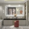 Apmir Super Bright Front & Back LED Lighted Anti-Fog Aluminum Alloy Framed Tempered Glass Bathroom/Vanity Mirror with ETL & 3-Year Warranty - 2 of 4