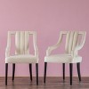 New Pacific Direct Viola Velvet Fabric Klismos Chair - 3 of 4