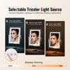 VEVOR Vanity Mirror with Lights, Three Color Lighting Modes, Lighted Makeup LED Mirror, and 5X Magnification Mirror,360°Rotation 16.1x11.8 in,White - 3 of 4