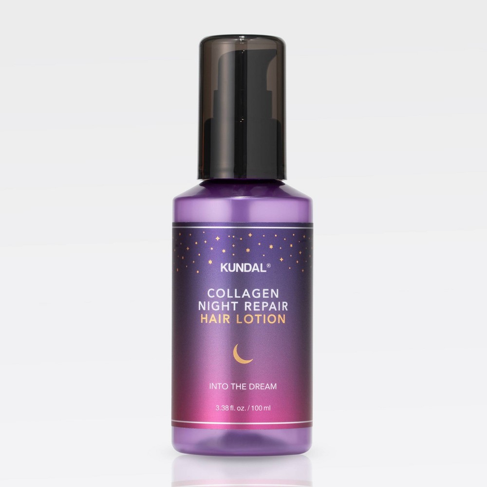 KUNDAL Collagen Night Repair Hair Lotion - Into the Dream - 3.38 fl oz: Deep Hydration, Damage Repair, All Hair Types