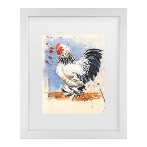 Trademark Fine Art - Alison Cooper Brahma Bantam Cockerel, 2020 Matted Framed Art - image 1 of 4