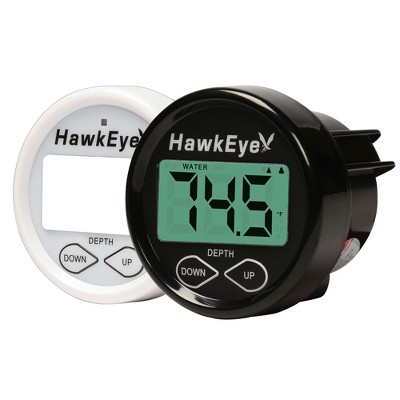 Hawkeye DepthTrax 2BX In-Dash Depth Finder W/air & Water Temperature - Transom Mount