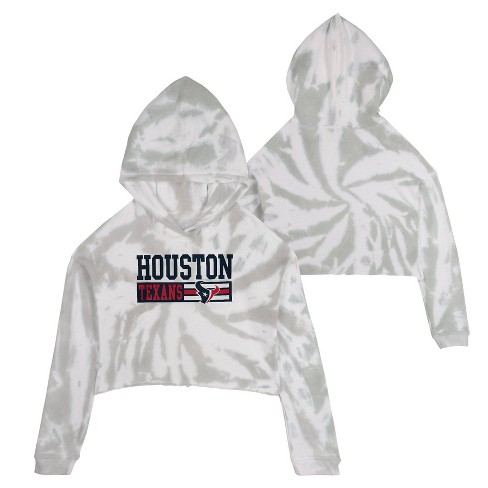 Nfl Houston Texans Boys' Black/gray Long Sleeve Hooded Sweatshirt : Target