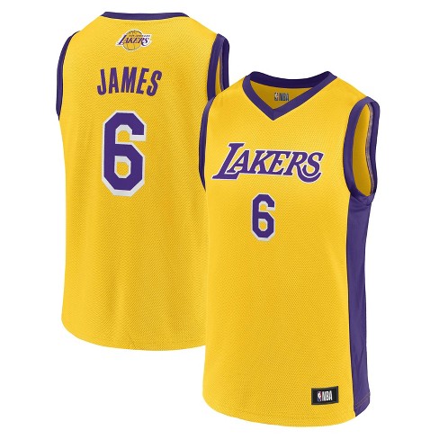 Los Angeles Lakers Purple Jersey Top L