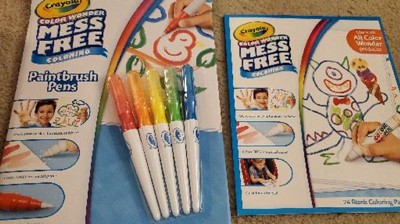 Crayola 6pc Color Wonder Paintbrush Pens Set : Target