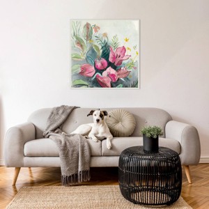 Amanti Art Bougainvillea Garden I by Jacob Q Framed Wall Art Print - 1 of 4