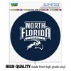 North Florida Primary Logo  Automotive Car Window Locker Circle Bumper Sticker - 3 of 4