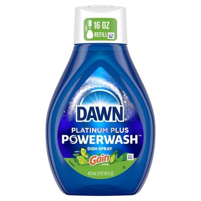 Dawn Powerwash Spray Refill, Dish Soap, Dishwashing Liquid, Gain Original, 1 Refill, 16 Fl Oz