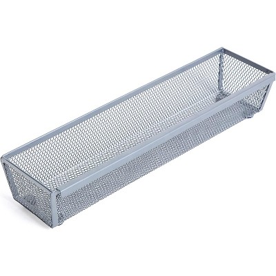 Smart Design Metal Mesh Drawer Organizer - 12 x 3 Inch