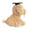 Aurora Small Pup Graduation Commemorative Stuffed Animal Brown 8.5" - 3 of 4